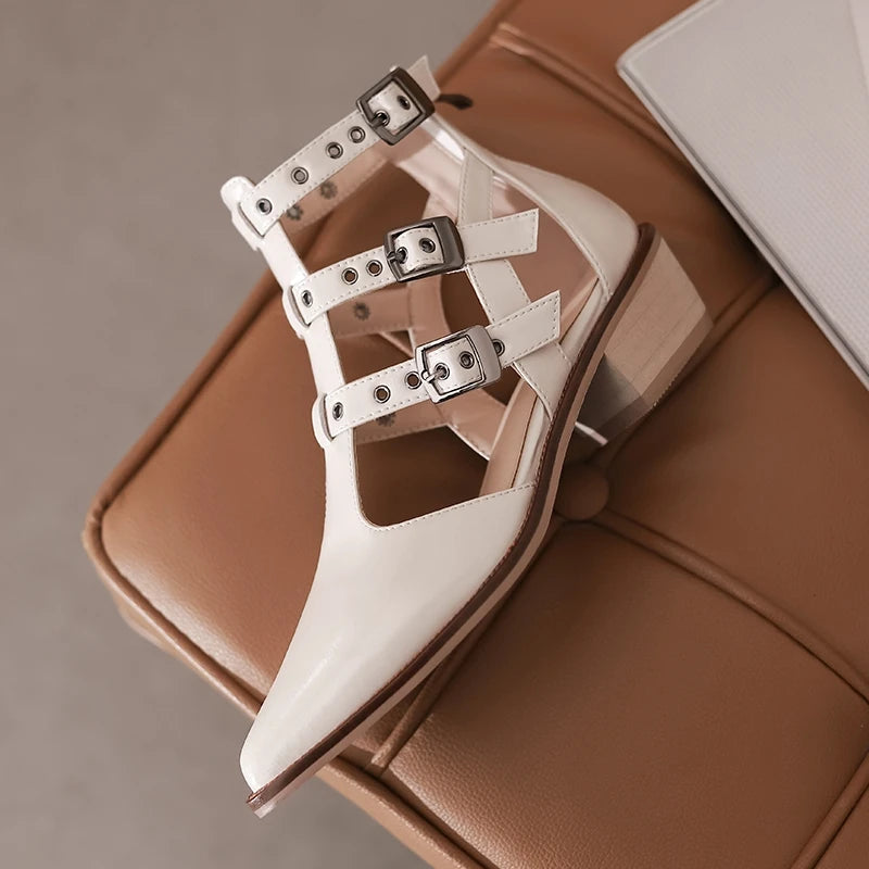 Cinghia Caged Buckle Booties