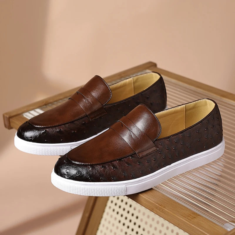Struzzo Penny Loafers