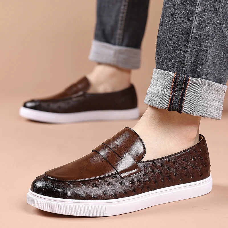 Struzzo Penny Loafers
