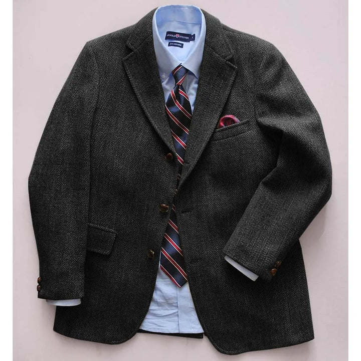 Lisca Herringbone Tweed Blazer