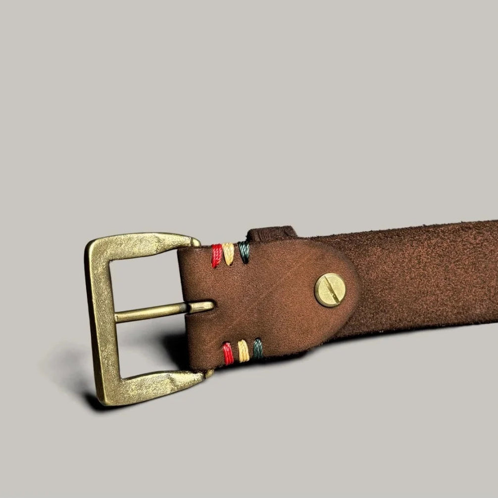 Dakota Carved Leather Belt