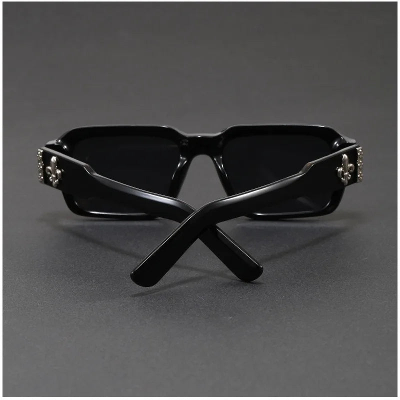 Fleur Crest Square Sunglasses