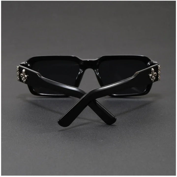 Fleur Crest Square Sunglasses