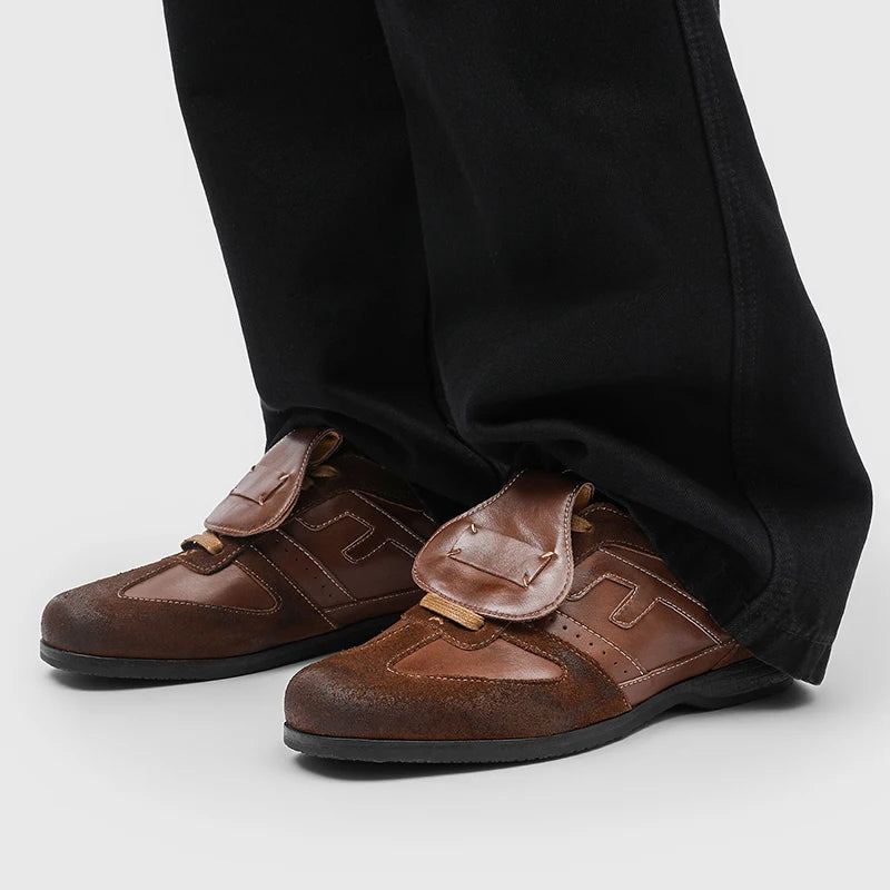 Flux Fold Leather Loafers