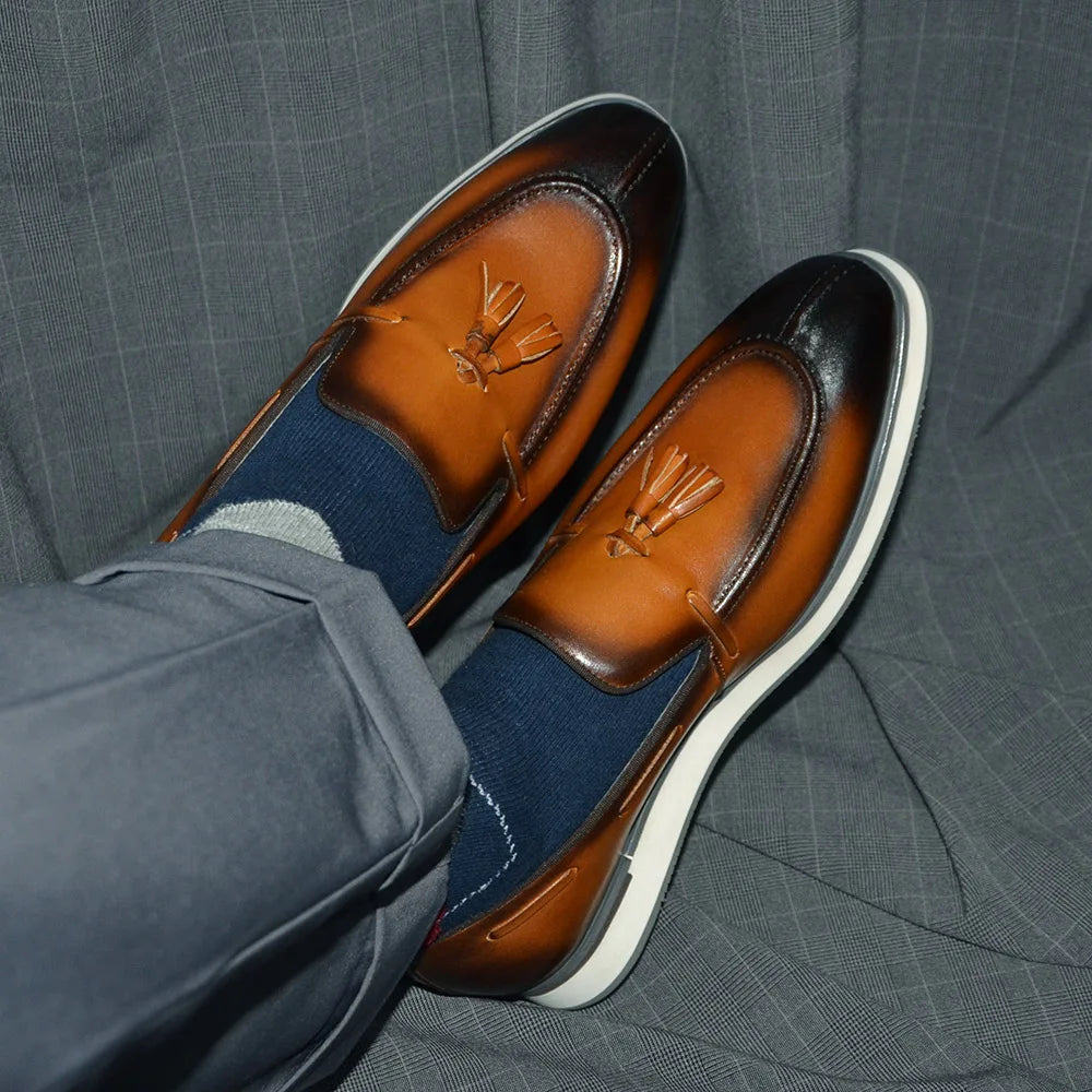 Tassetto Tassel Deck Loafers