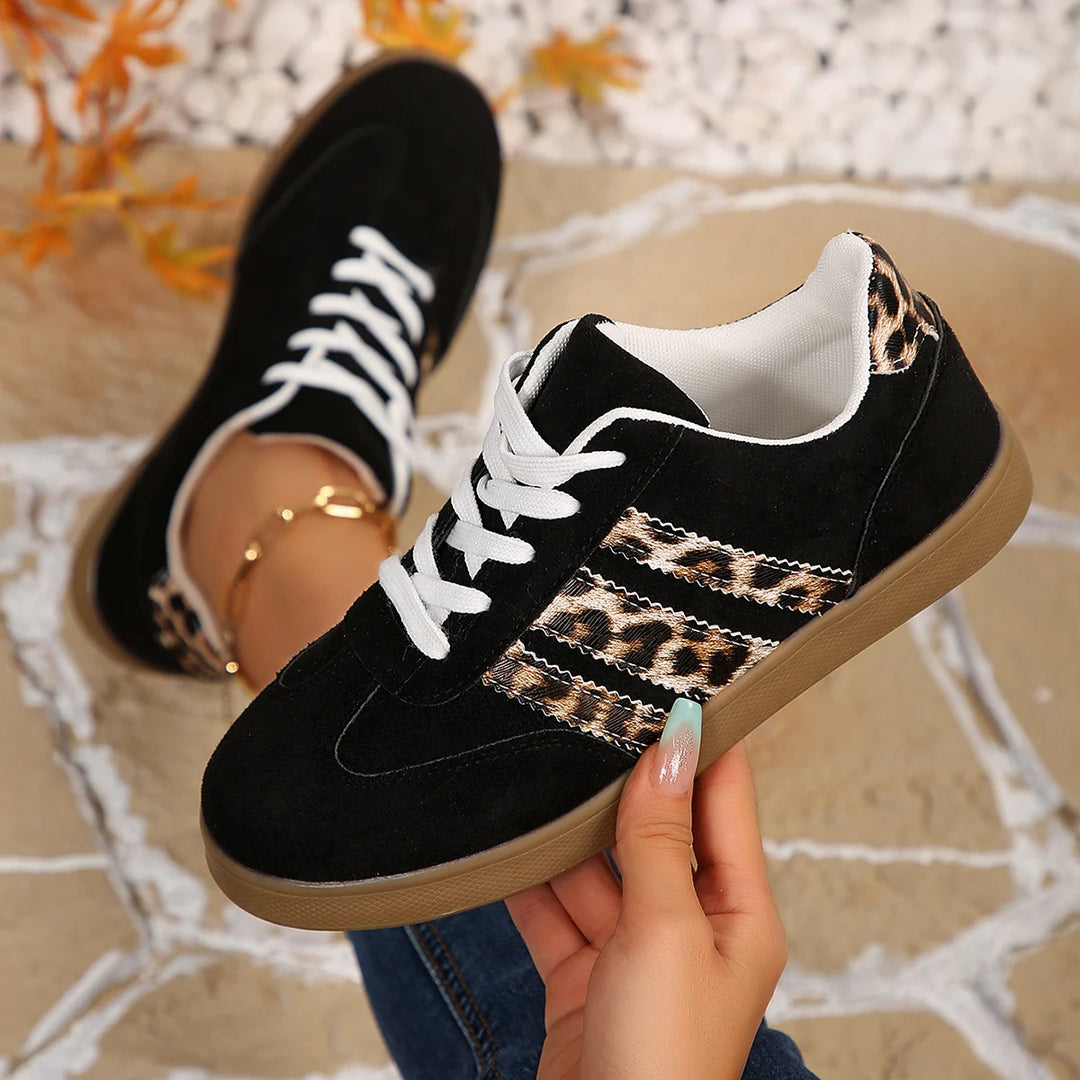 Savana Leopard Stripe Sneakers
