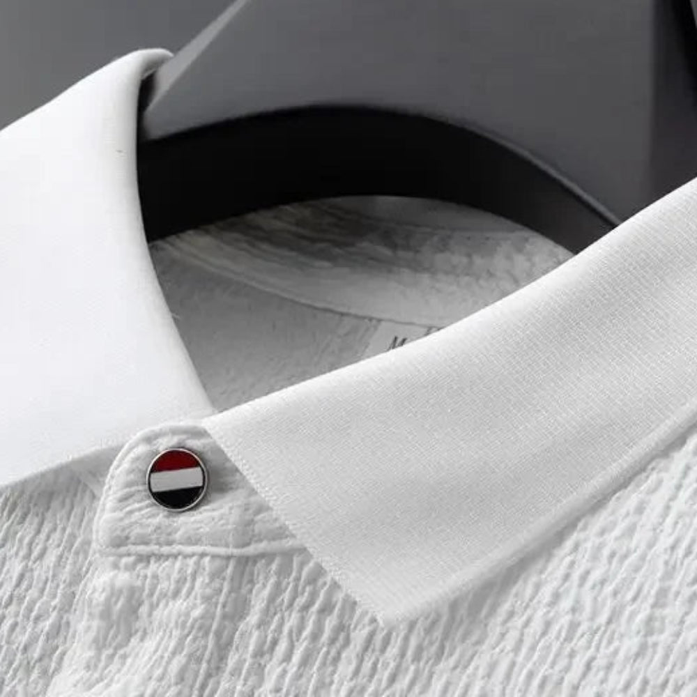 Caspian Crinkle Polo Set