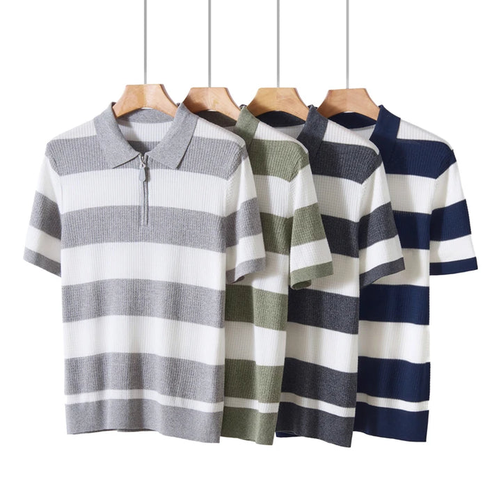Lennox Stripe Polo