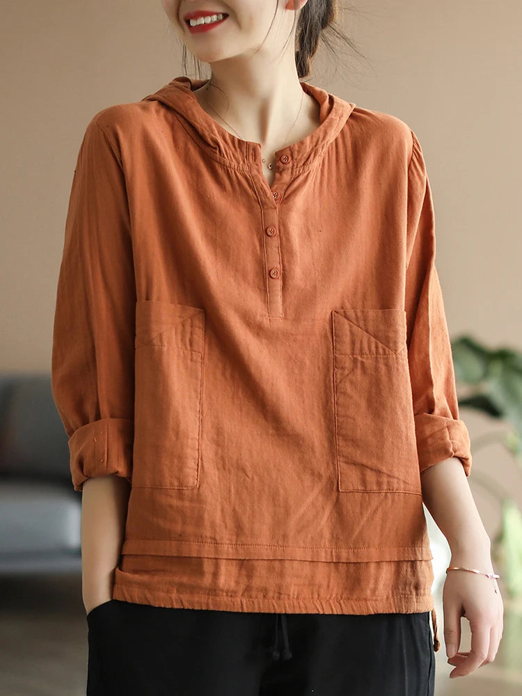 Haven Cotton Linen Hoodie