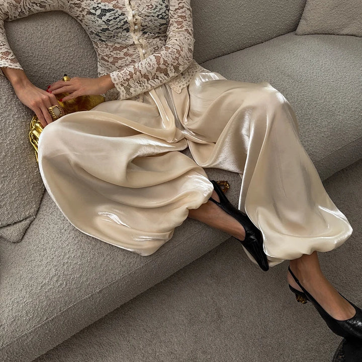 Silk Bloom Trousers