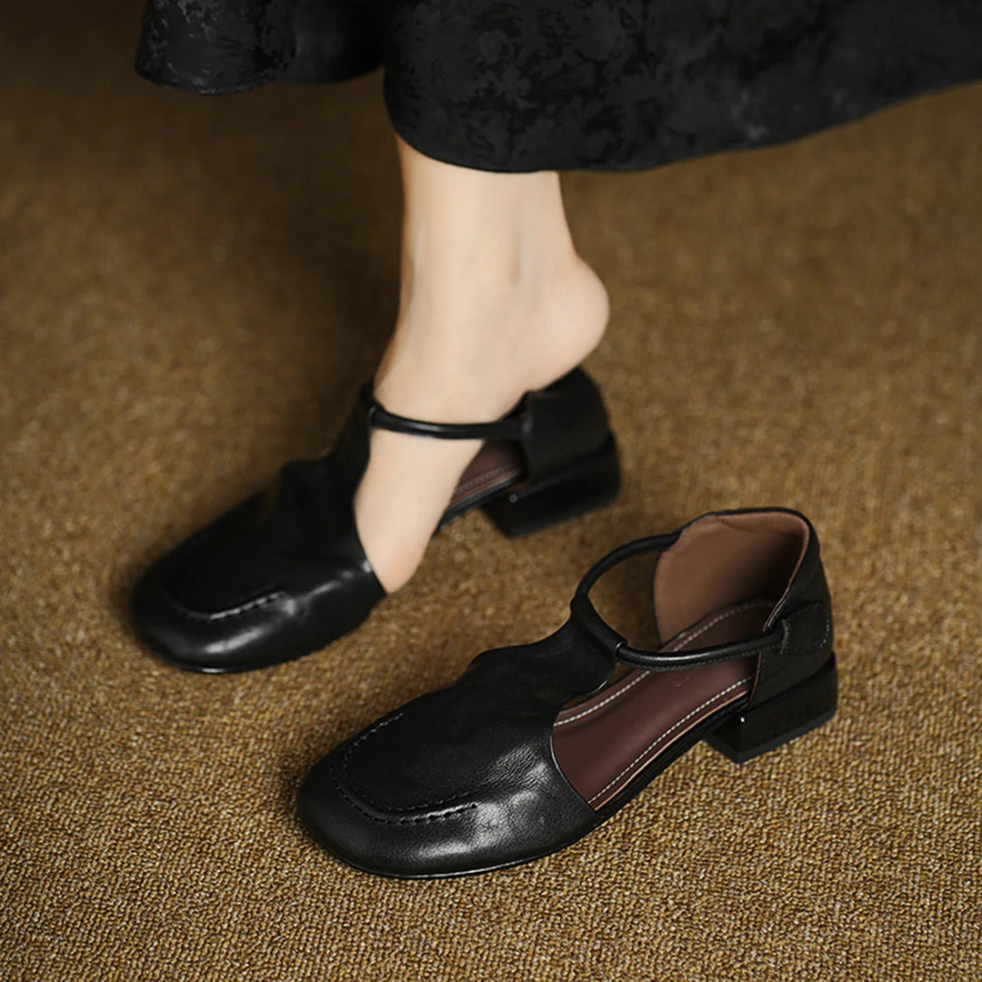 Minerva Leather Sandals