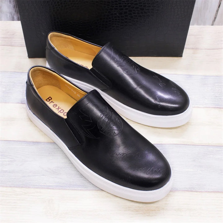 Berluti Scritto Slip-On Sneakers