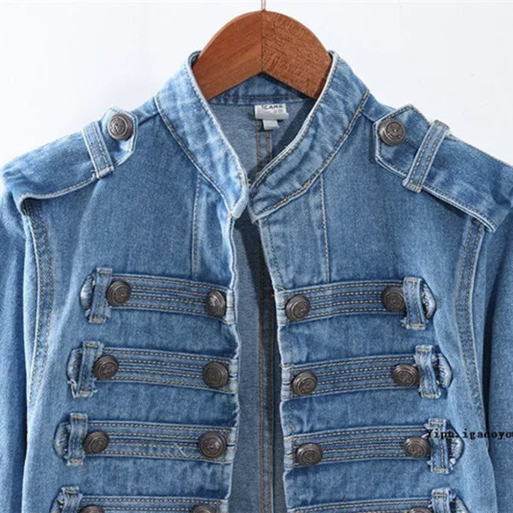 Cadence Cropped Denim Jacket