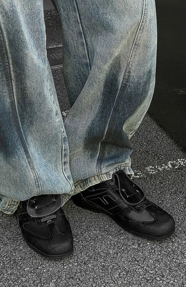 Flux Fold Leather Loafers
