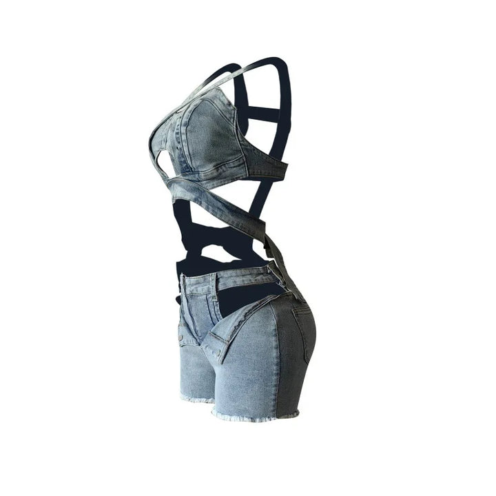 Voltage Crosscut Denim Set