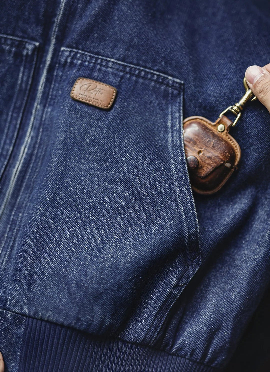 Foundry Hooded Denim Jacket