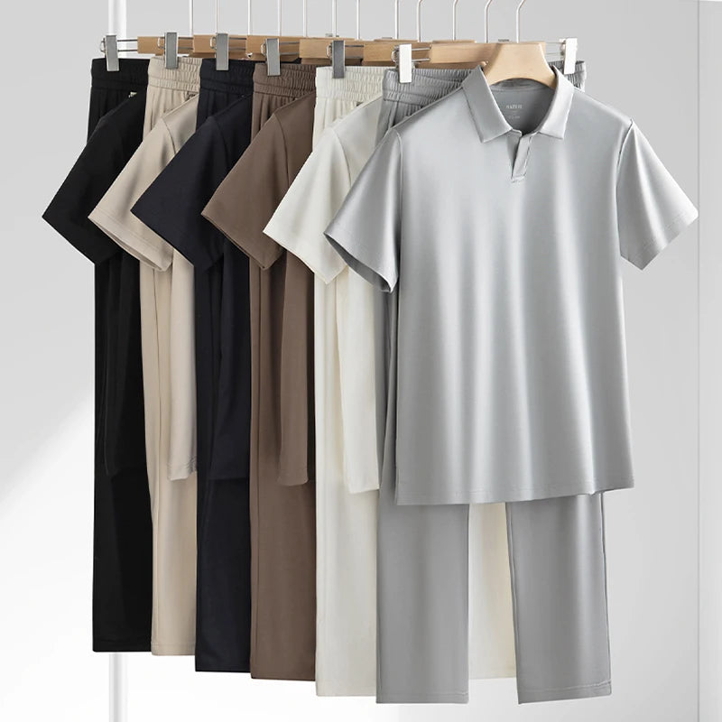 Sorrento Silk Polo Set