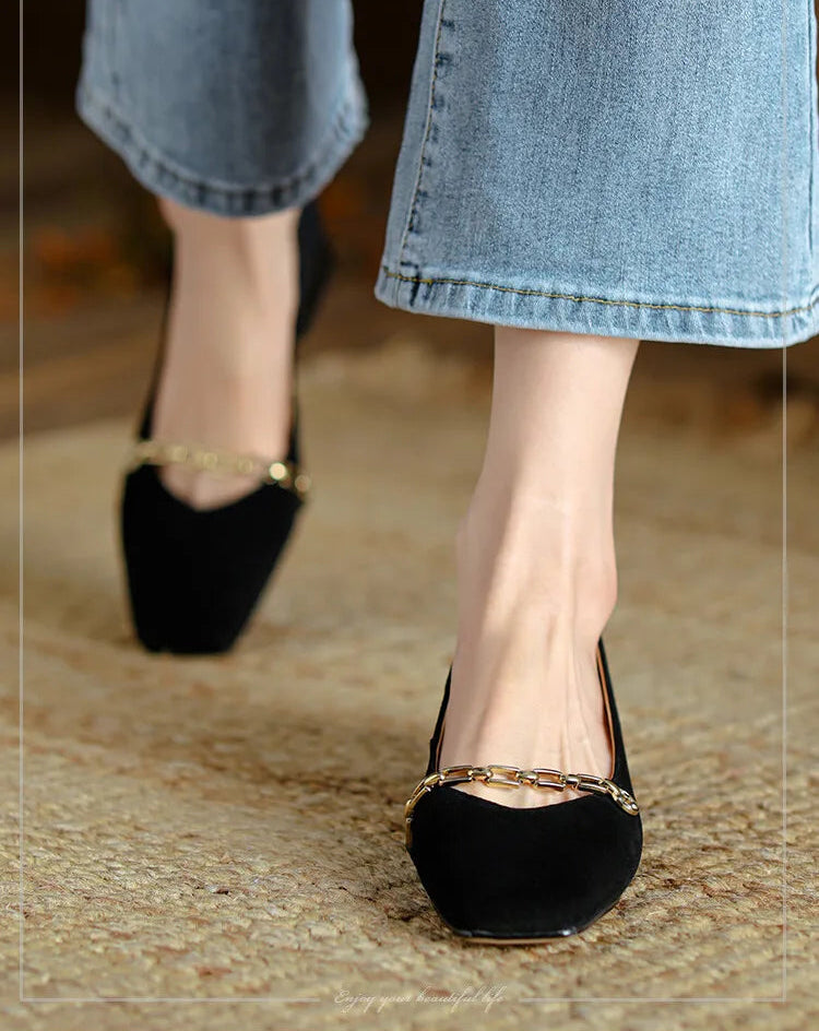 Marigold Chain Loafers