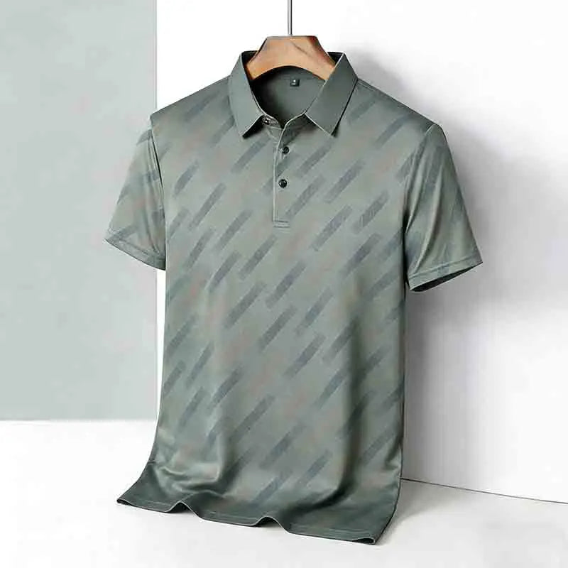 Obliqua Diagonal Stripe Polo