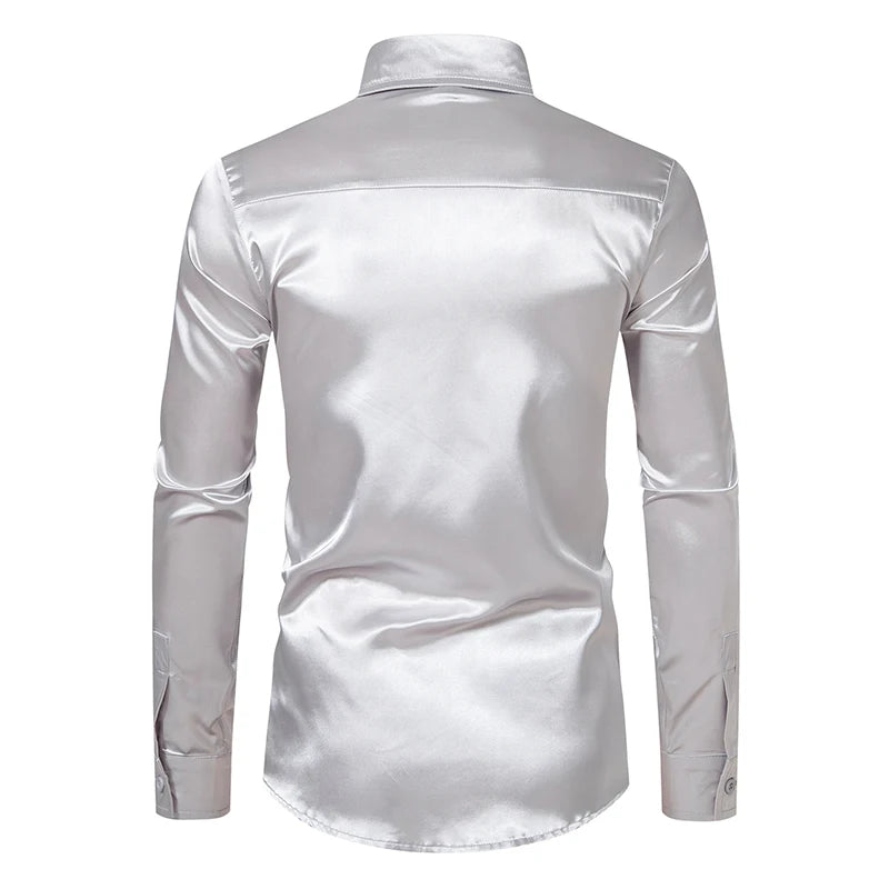 Lucente Satin Dress Shirt