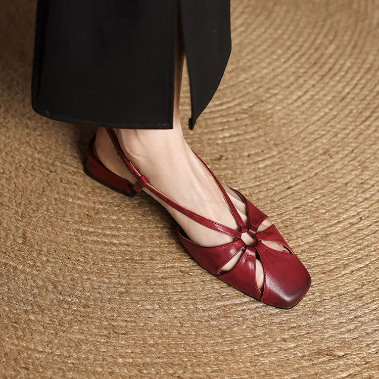 Sienna Cutout Slingbacks