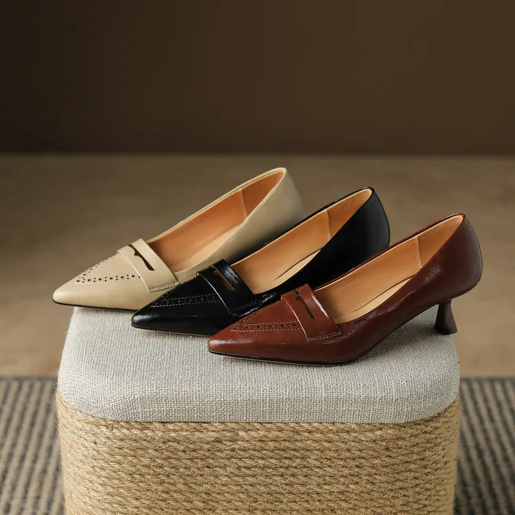 Loxley Penny Leather Pumps
