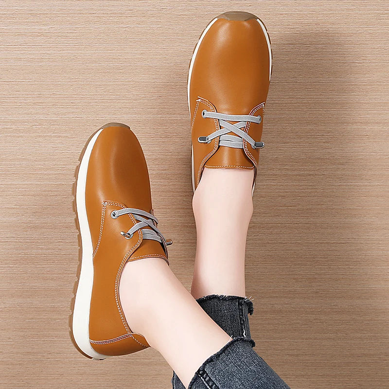 Mara Leather Sneakers