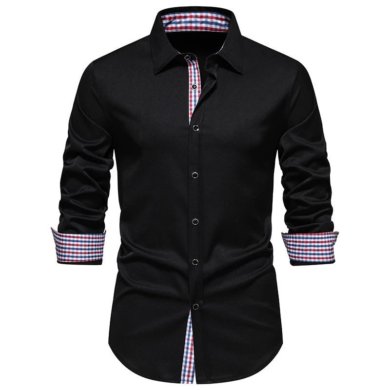 Tartan Cuff Dress Shirt