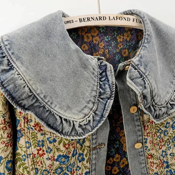 Giardino Jacquard Denim Jacket
