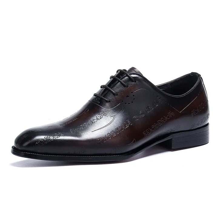 Incisione Engraved Oxford Shoes