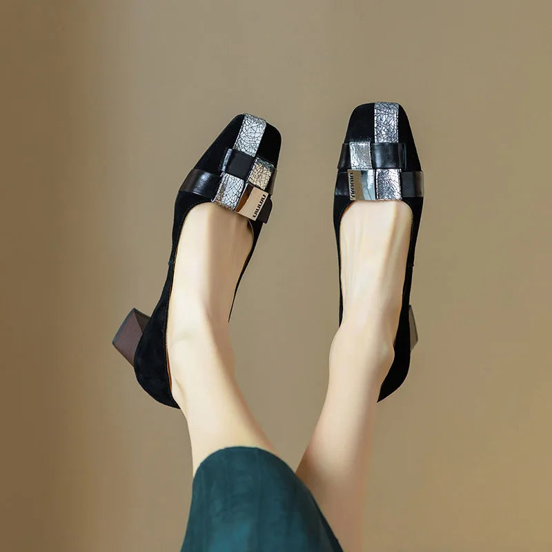 Cintura Suede Pumps