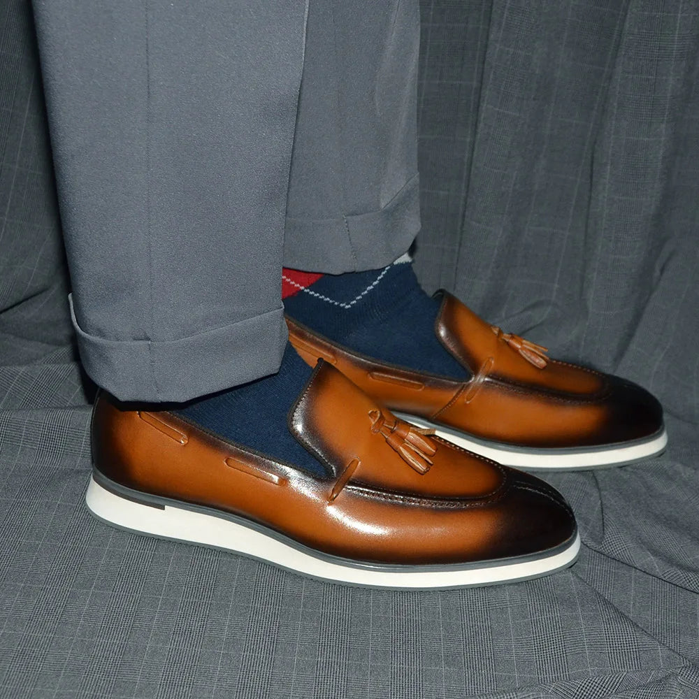 Tassetto Tassel Deck Loafers