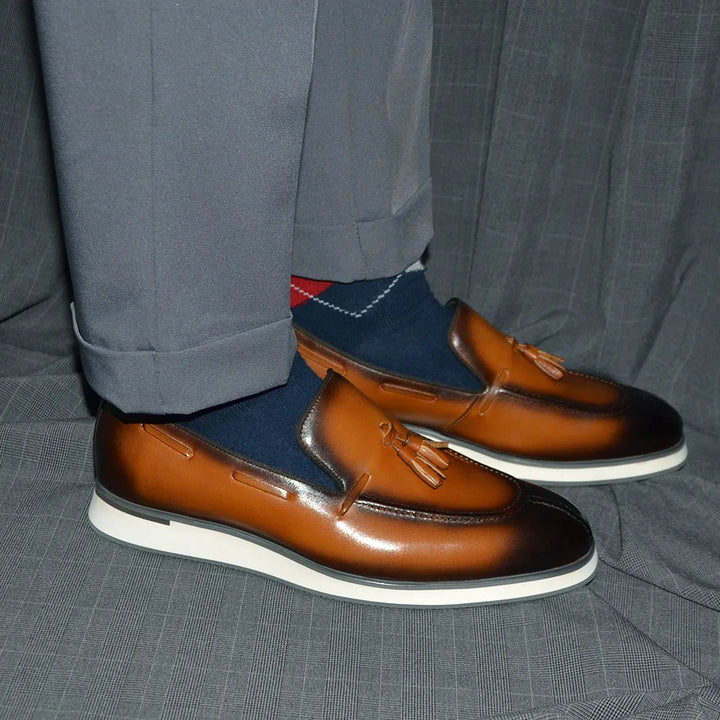 Tassetto Tassel Deck Loafers