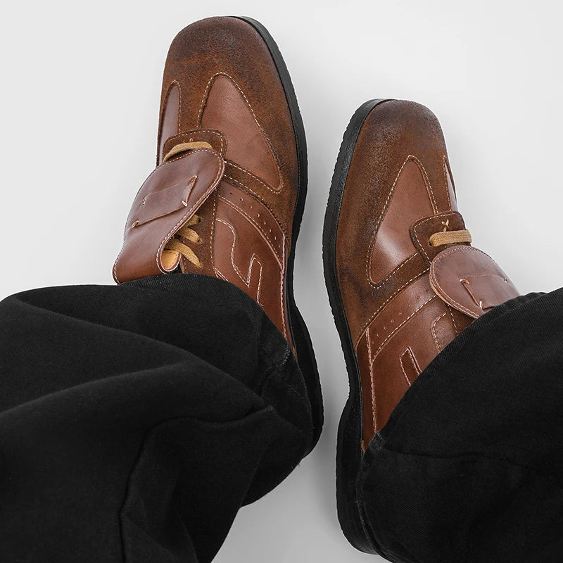 Flux Fold Leather Loafers