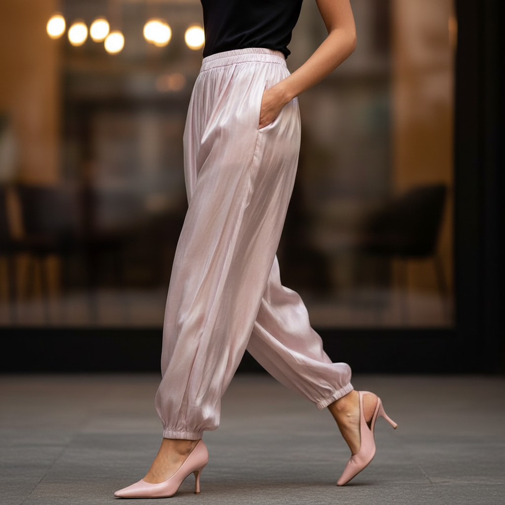Silk Bloom Trousers