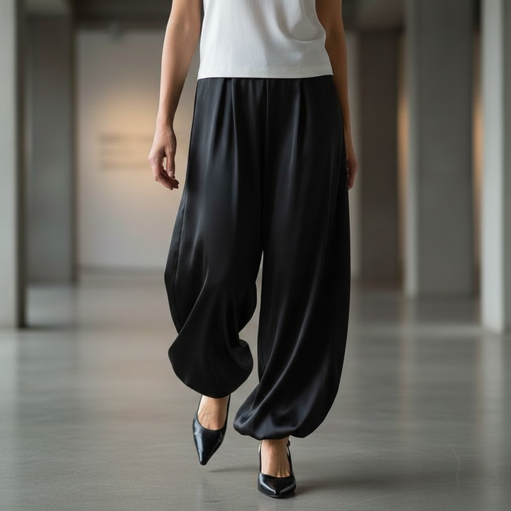 Silk Bloom Trousers