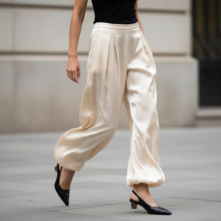 Silk Bloom Trousers