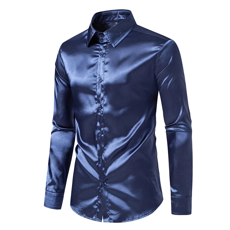 Lucente Satin Dress Shirt