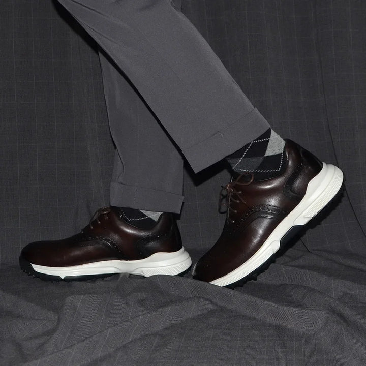 Brogato Spiked Leather Shoes