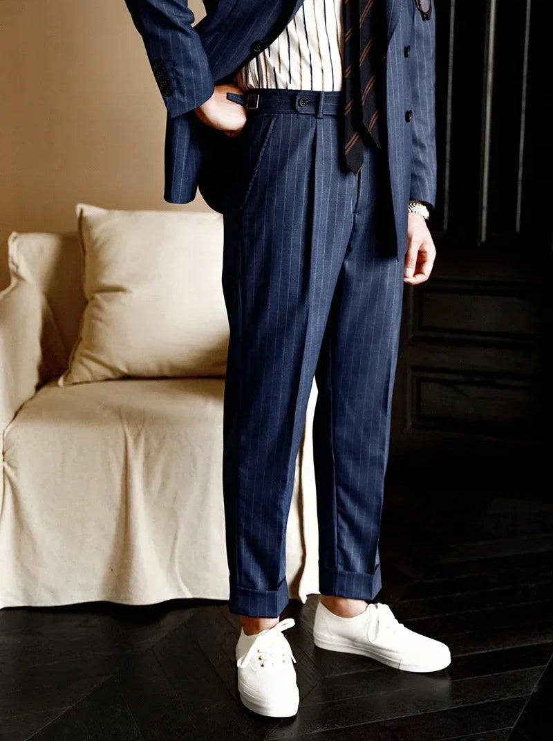 Vittorio Pinstripe Trousers