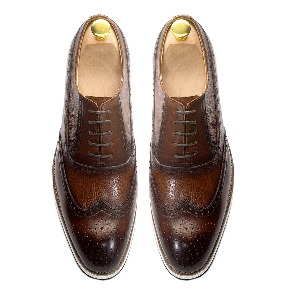 Borghese Wingtip Brogue Sneakers
