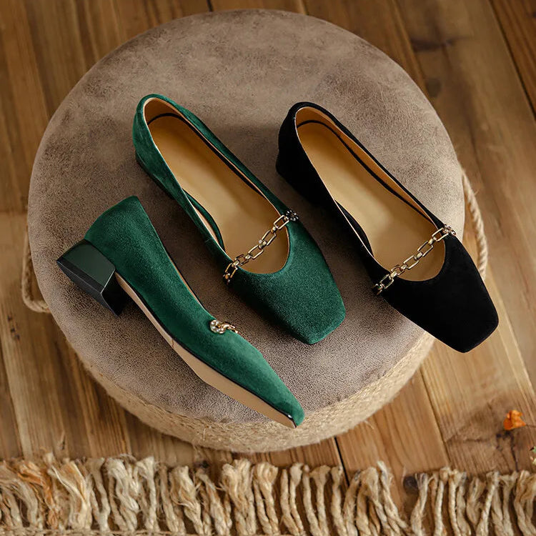 Marigold Chain Loafers