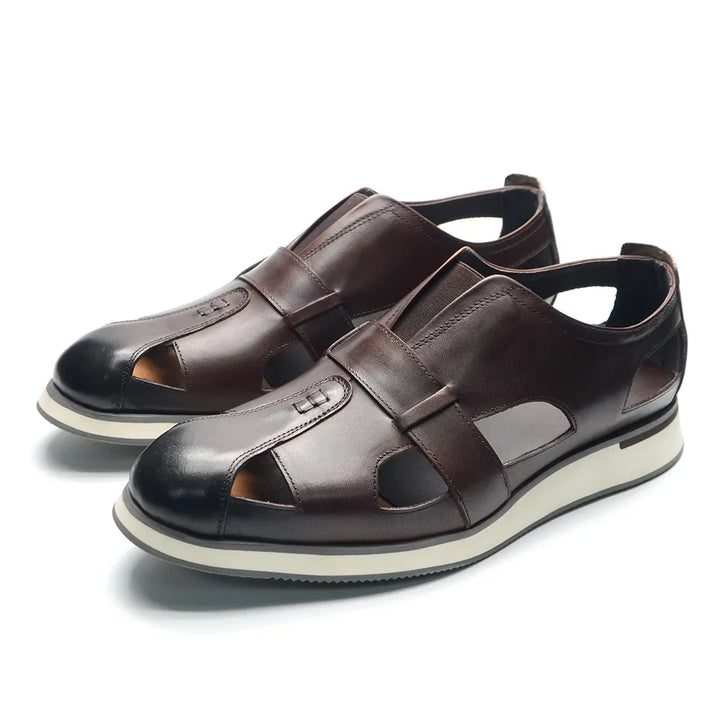 Marcello Fisherman Leather Sandals