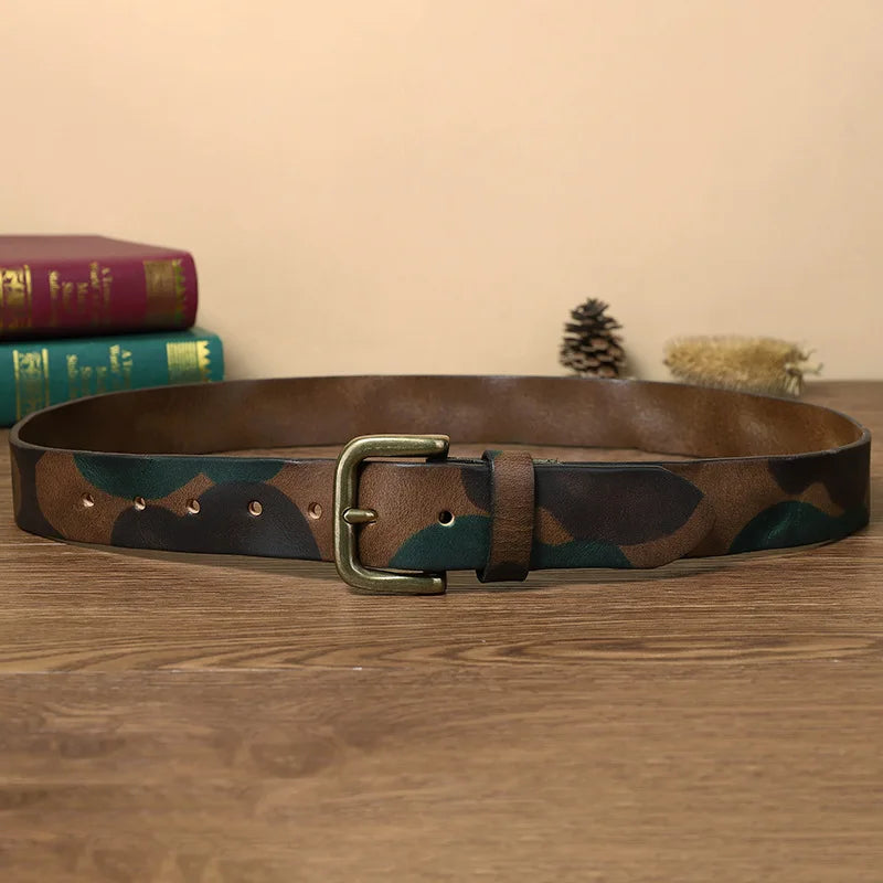Outrider Camo Leather Belt