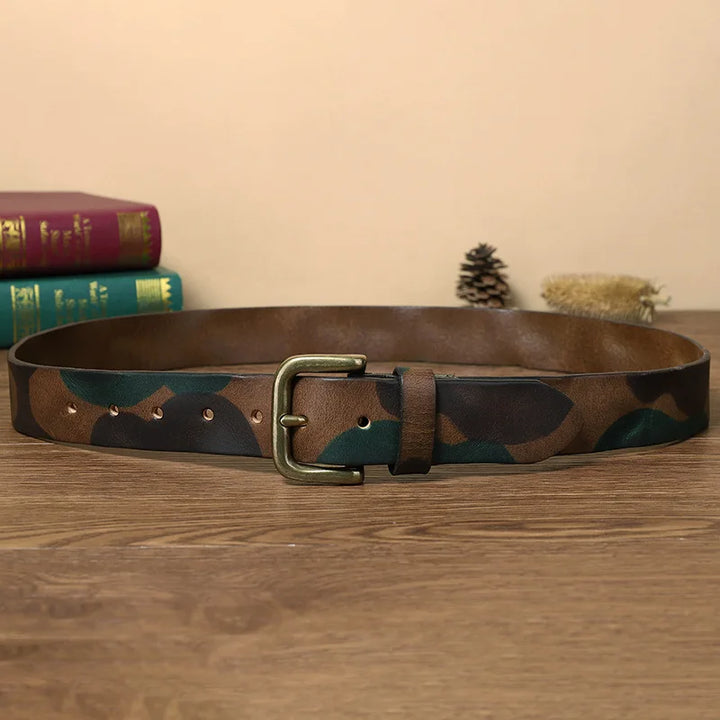 Outrider Camo Leather Belt