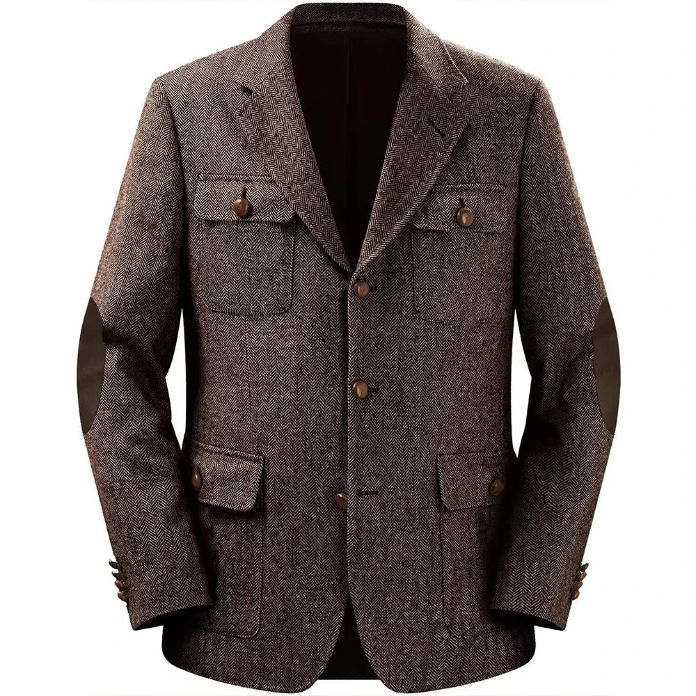 Bramwell Herringbone Blazer