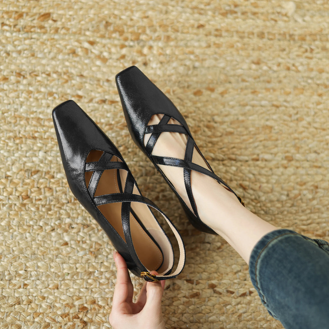 Lucera Leather Flats