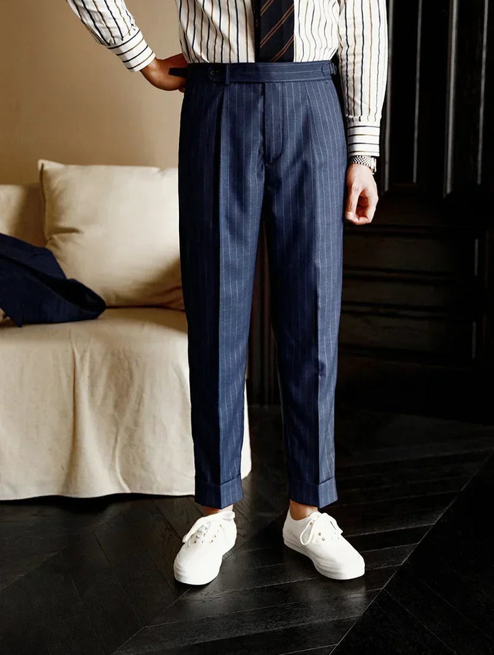 Vittorio Pinstripe Trousers