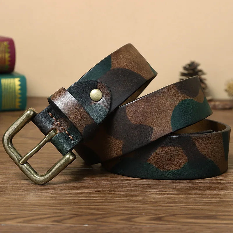 Outrider Camo Leather Belt