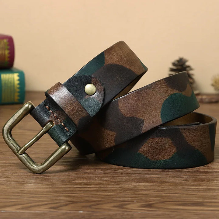 Outrider Camo Leather Belt